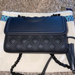 Tory Burch small shoulder Matte Fleming bag